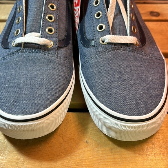 Vans Men's Old Skool (C&L) Chambray Blue - Picture 5 of 8